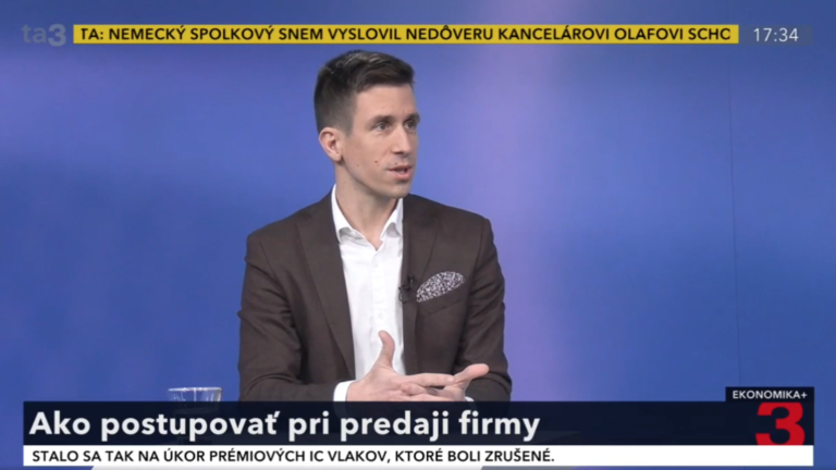 Kúpna cena pri predaji firmy
